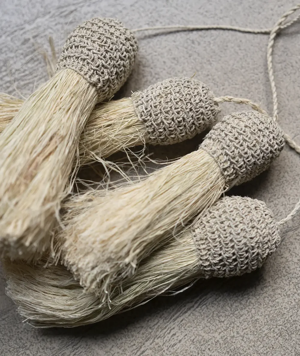 Borlas de fibra de Chaguar con sombrero varios colores - Chaguar Company